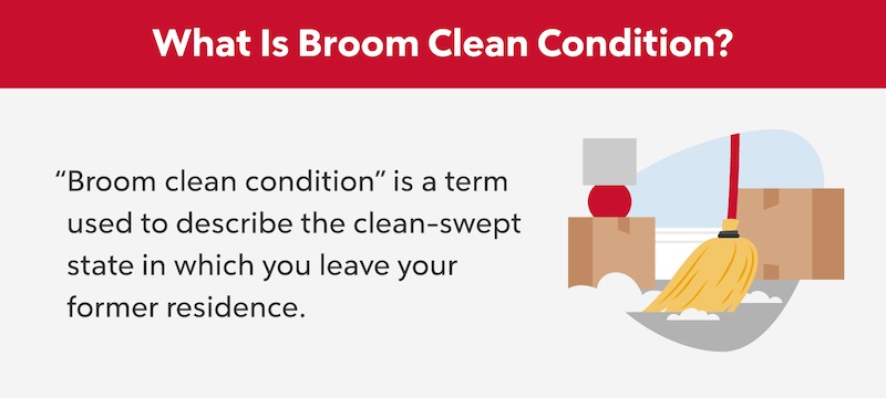 What Is Broom Clean Condition Rocket Mortgage